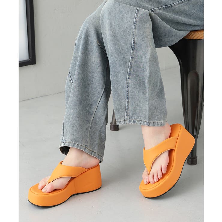 【26年春夏新作】厚底 ウェッジソール トングサンダル | DEMETER | 詳細画像66 