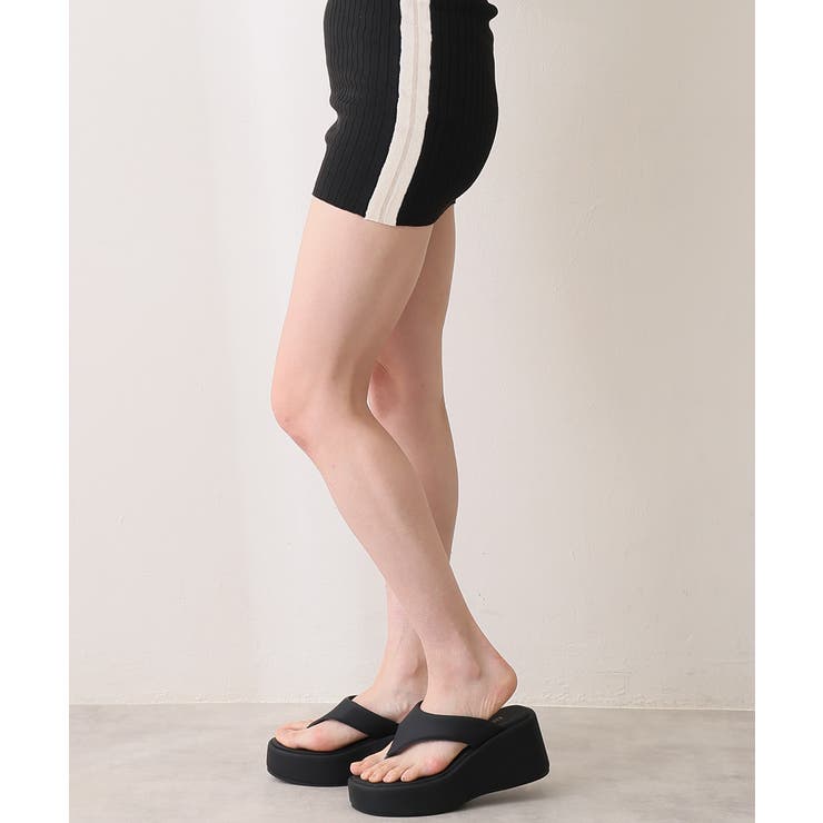 【26年春夏新作】厚底 ウェッジソール トングサンダル | DEMETER | 詳細画像7 