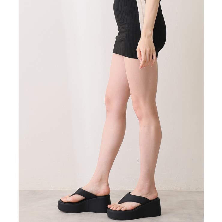 【26年春夏新作】厚底 ウェッジソール トングサンダル | DEMETER | 詳細画像8 