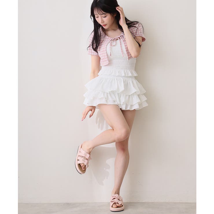 【26年春夏新作】パールリボン ダブルベルト サンダル | DEMETER | 詳細画像17 