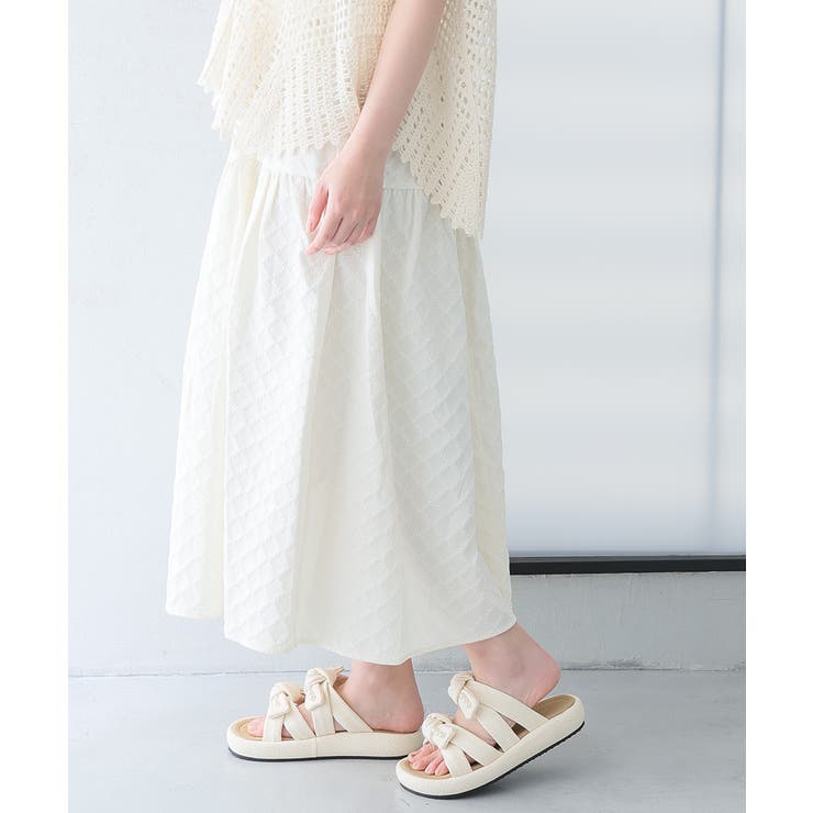 【26年春夏新作】パールリボン ダブルベルト サンダル | DEMETER | 詳細画像30 