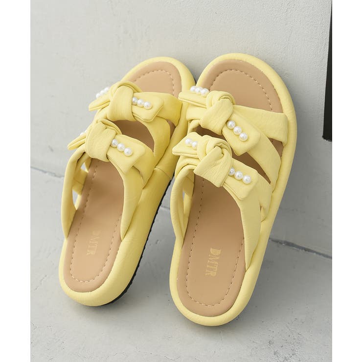 【26年春夏新作】パールリボン ダブルベルト サンダル | DEMETER | 詳細画像35 