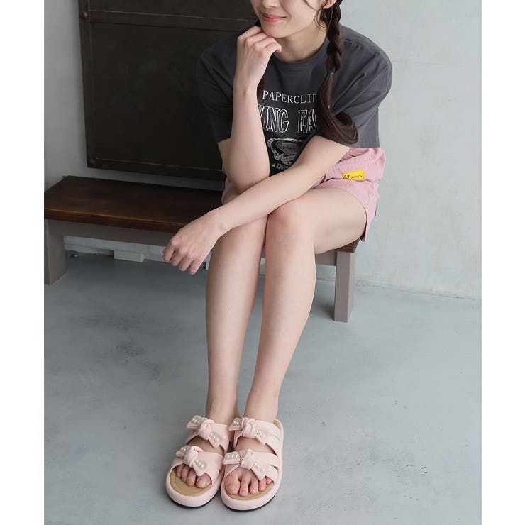 【26年春夏新作】パールリボン ダブルベルト サンダル | DEMETER | 詳細画像49 