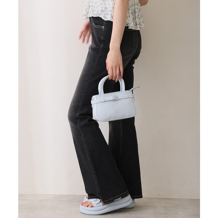 【26年春夏新作】厚底 ダブルソール ビジュー ベルクロ スポーツサンダル | DEMETER | 詳細画像22 