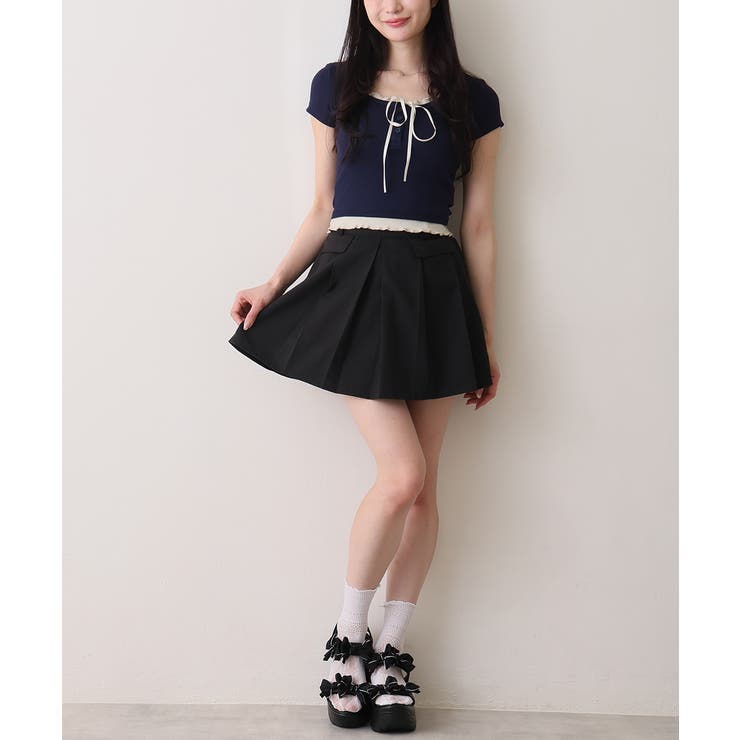 【26年春夏新作】厚底 リボンデザイン ベルクロ スポーツサンダル | DEMETER | 詳細画像17 