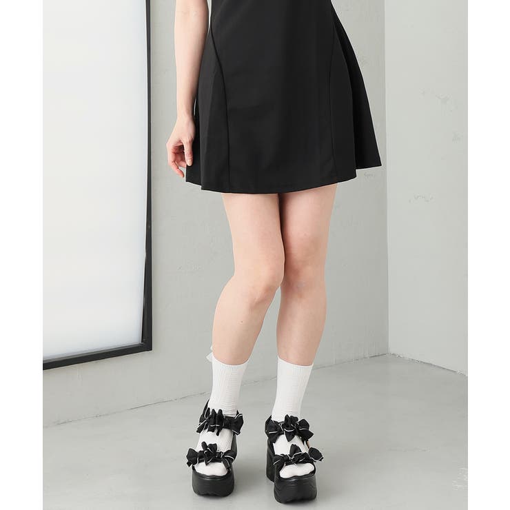 【26年春夏新作】厚底 リボンデザイン ベルクロ スポーツサンダル | DEMETER | 詳細画像37 