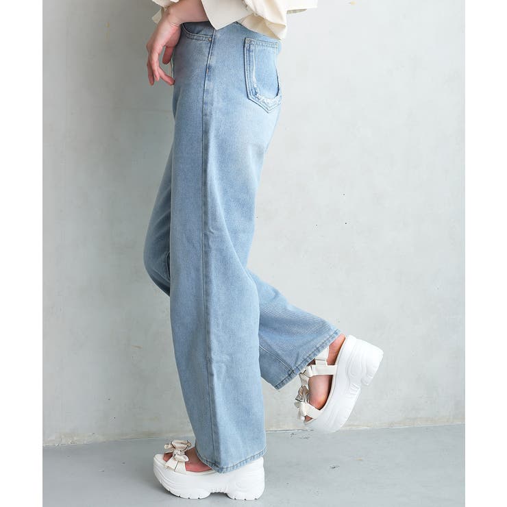 【26年春夏新作】厚底 リボンデザイン ベルクロ スポーツサンダル | DEMETER | 詳細画像52 