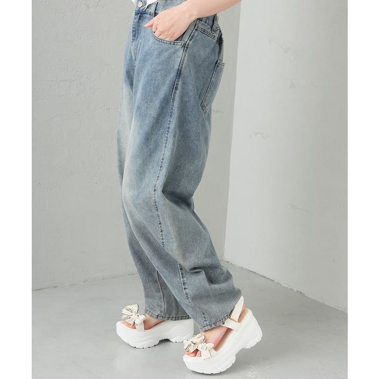 【26年春夏新作】厚底 リボンデザイン ベルクロ スポーツサンダル | DEMETER | 詳細画像58 