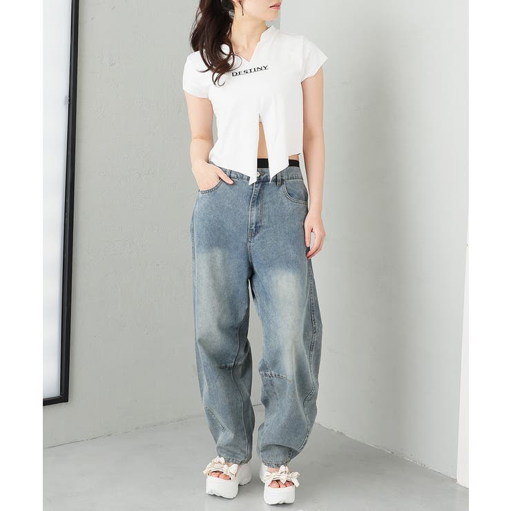 【26年春夏新作】厚底 リボンデザイン ベルクロ スポーツサンダル | DEMETER | 詳細画像61 