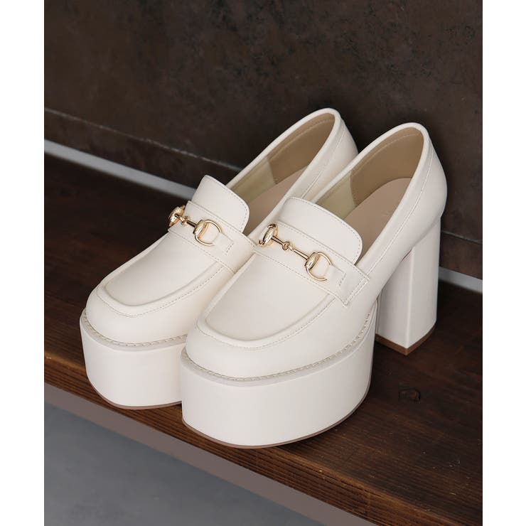 【26年春夏新作】厚底 プラットフォーム ビット付き ローファーパンプス | DEMETER | 詳細画像11 