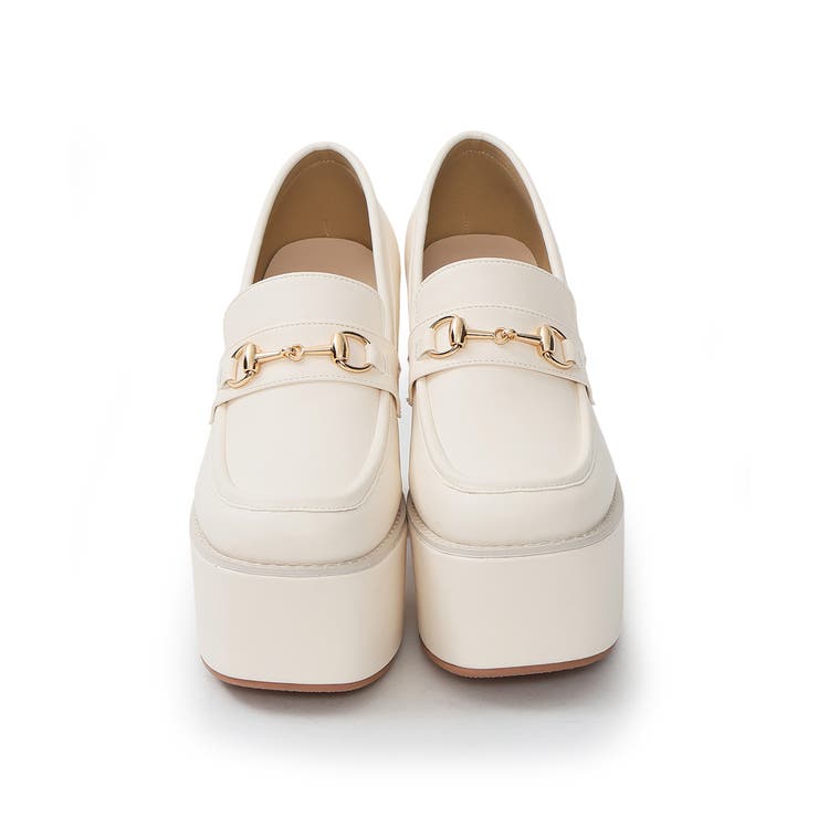 【26年春夏新作】厚底 プラットフォーム ビット付き ローファーパンプス | DEMETER | 詳細画像27 