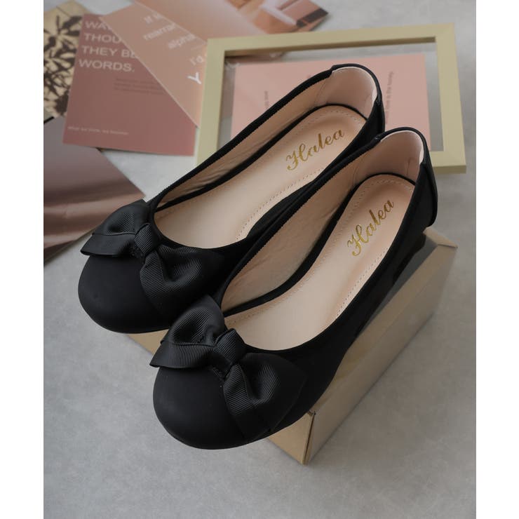 【定番】超軽量☆ぺたんこ リボン バレエパンプス | DEMETER | 詳細画像3 