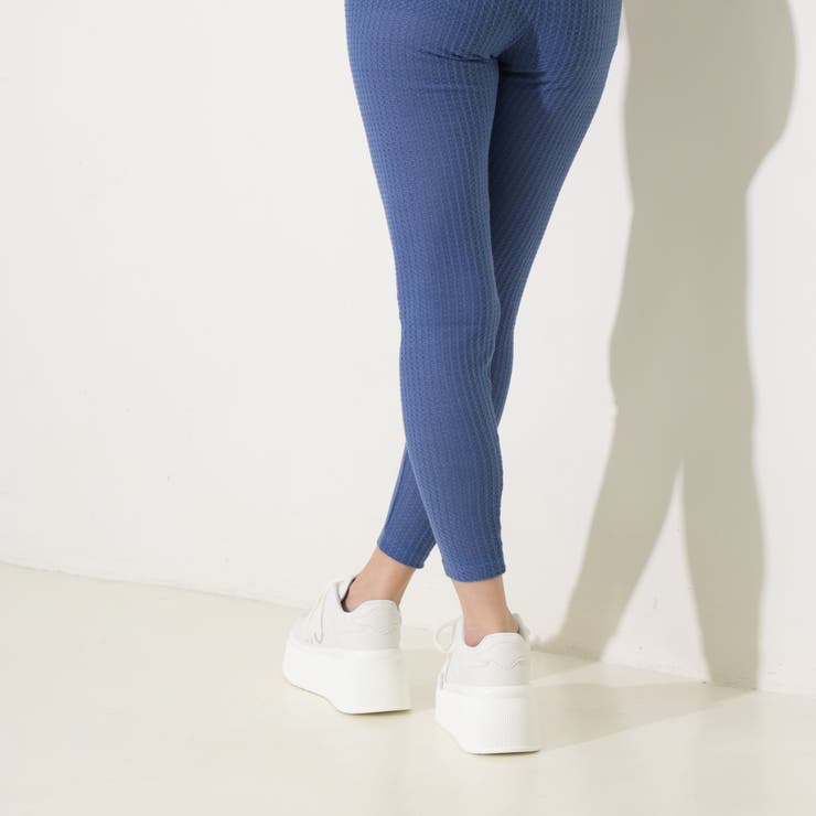 【24年春夏新作】厚底 プラットフォーム レースアップ コートスニーカー | DEMETER | 詳細画像20 