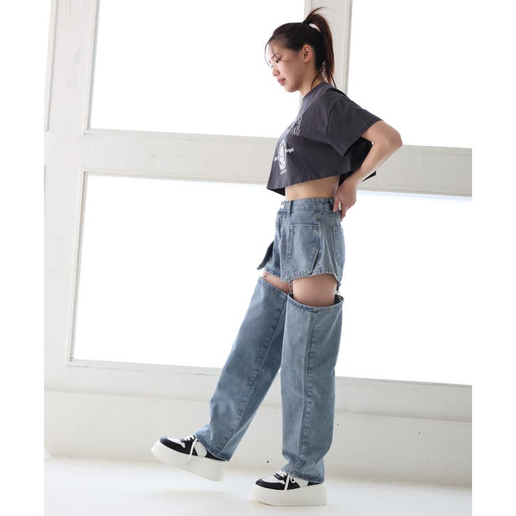 【24年春夏新作】厚底 プラットフォーム レースアップ コートスニーカー | DEMETER | 詳細画像38 