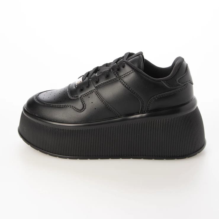 【24年春夏新作】厚底 プラットフォーム レースアップ コートスニーカー | DEMETER | 詳細画像42 