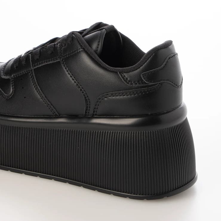 【24年春夏新作】厚底 プラットフォーム レースアップ コートスニーカー | DEMETER | 詳細画像45 