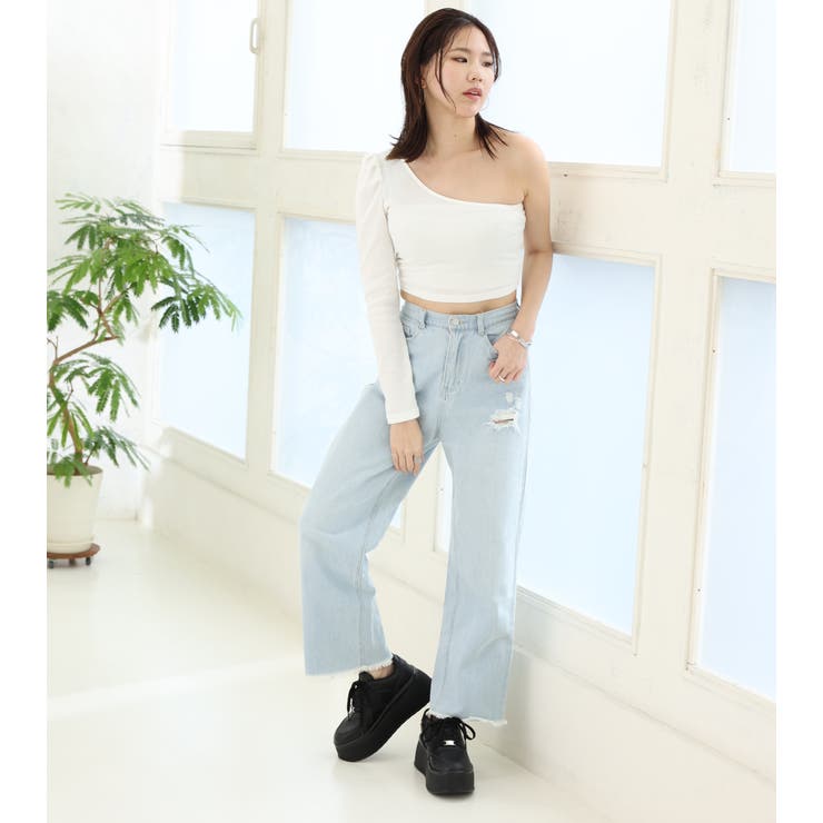 【24年春夏新作】厚底 プラットフォーム レースアップ コートスニーカー | DEMETER | 詳細画像9 