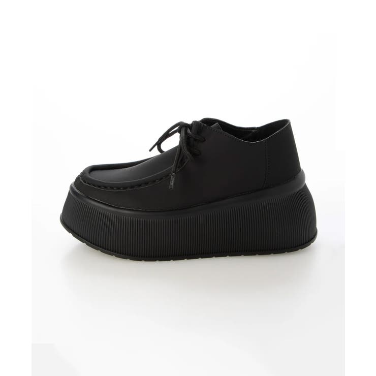 【24年秋冬新作】厚底 プラットフォーム スニーカーライク モカシンシューズ | DEMETER | 詳細画像19 