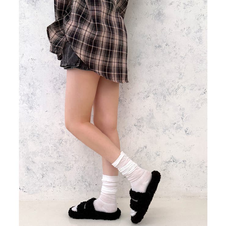 【26年秋冬新作】軽量厚底 ふわもこ プードルファーサンダル | DEMETER | 詳細画像16 