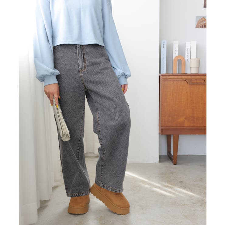 【24年秋冬再販】厚底ソール ボリュームファー ショート丈 ムートンブーツ | DEMETER | 詳細画像58 