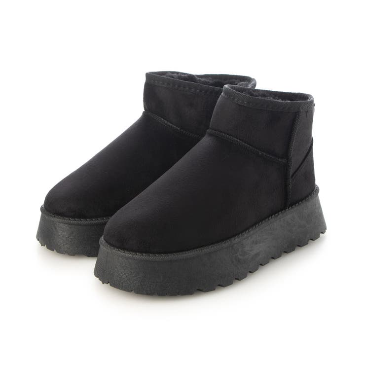 【24年秋冬再販】厚底ソール ボリュームファー ショート丈 ムートンブーツ | DEMETER | 詳細画像90 