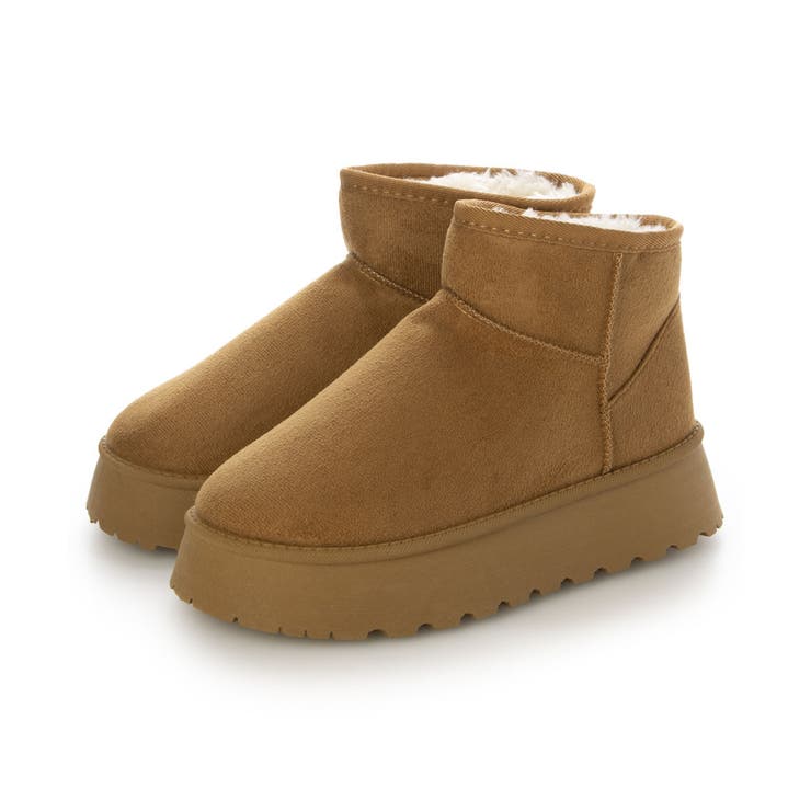 【24年秋冬再販】厚底ソール ボリュームファー ショート丈 ムートンブーツ | DEMETER | 詳細画像93 