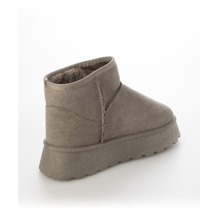 【24年秋冬再販】厚底ソール ボリュームファー ショート丈 ムートンブーツ | DEMETER | 詳細画像95 