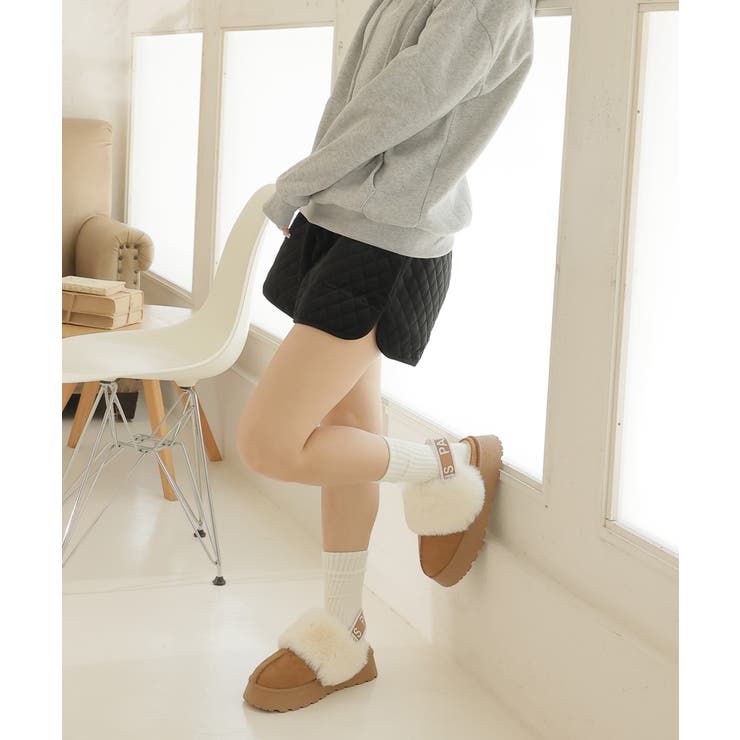 【24年秋冬再販】厚底ソール ボリュームファー バックストラップ | DEMETER | 詳細画像91 