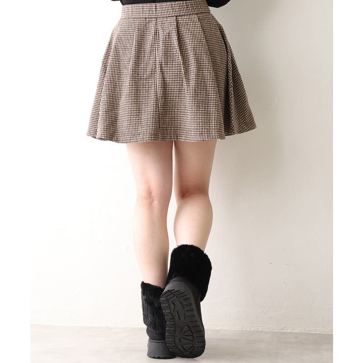 【25年秋冬新作】厚底 ファーカバー ミニ丈 ムートンブーツ | DEMETER | 詳細画像11 