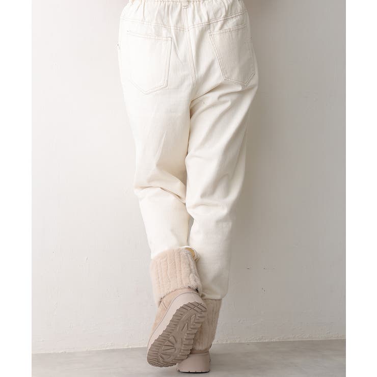 【25年秋冬新作】厚底 ファーカバー ミニ丈 ムートンブーツ | DEMETER | 詳細画像27 