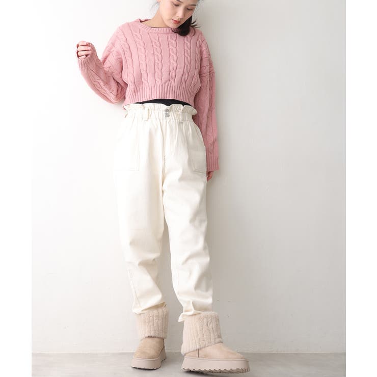 【25年秋冬新作】厚底 ファーカバー ミニ丈 ムートンブーツ | DEMETER | 詳細画像28 