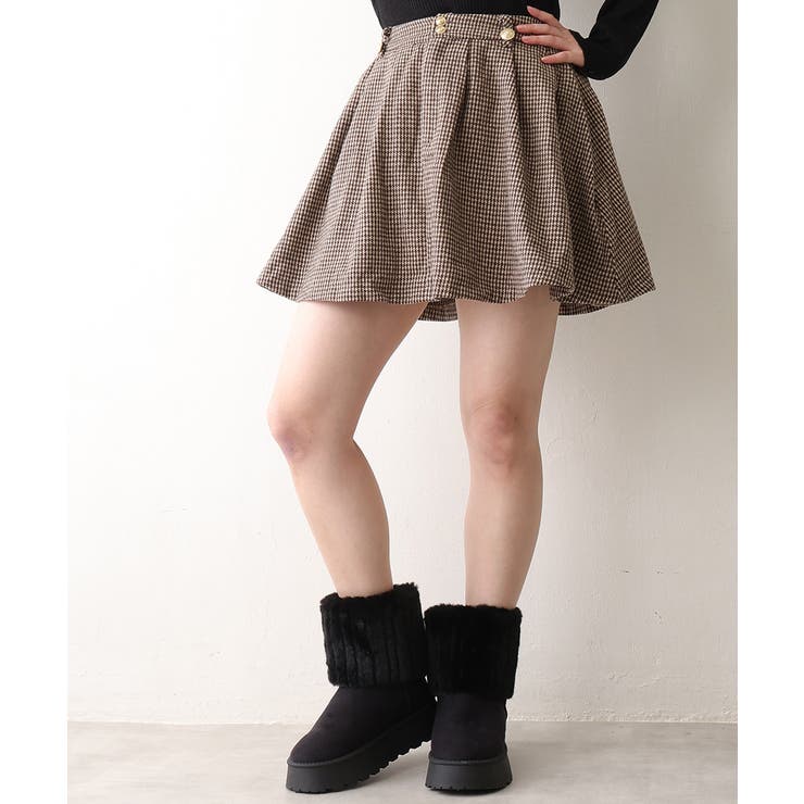 【25年秋冬新作】厚底 ファーカバー ミニ丈 ムートンブーツ | DEMETER | 詳細画像8 