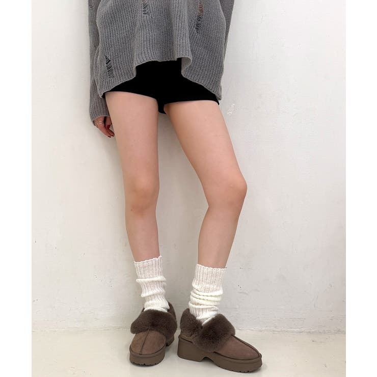 【26年秋冬再販】厚底 デザインソール バックバンド ムートンシューズ | DEMETER | 詳細画像54 