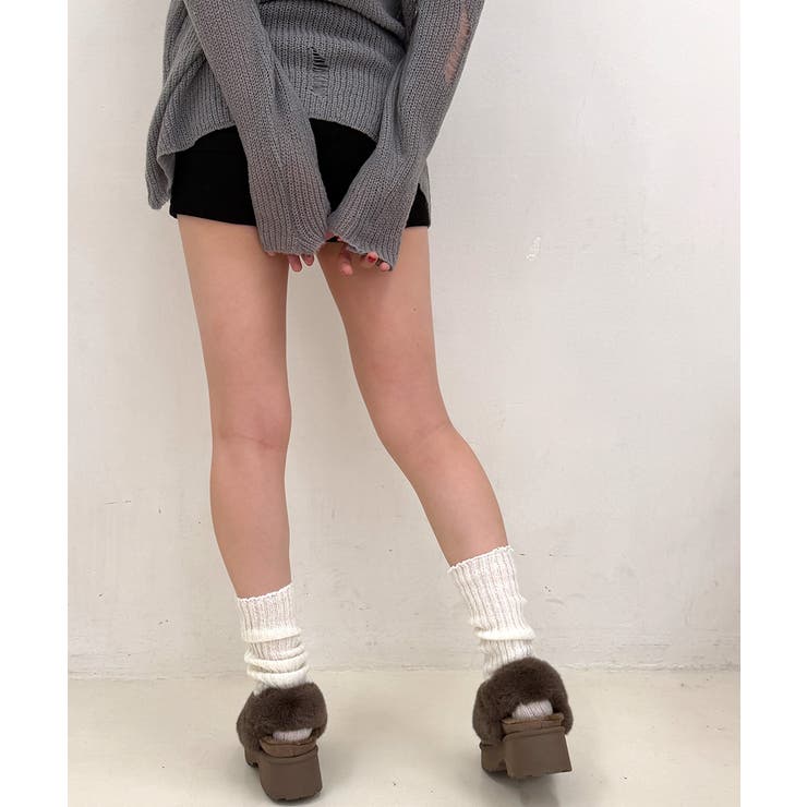 【26年秋冬再販】厚底 デザインソール バックバンド ムートンシューズ | DEMETER | 詳細画像57 