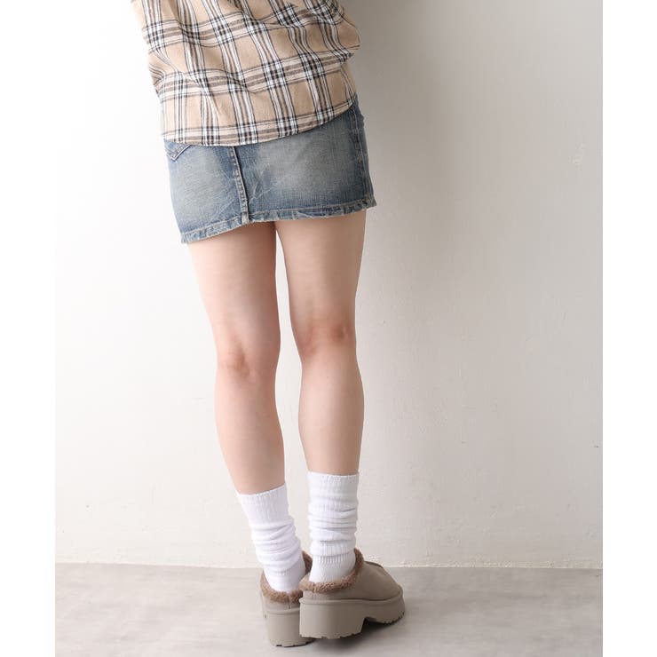 【25年秋冬新作】厚底 デザインソール ボリュームファー ムートンシューズ | DEMETER | 詳細画像18 