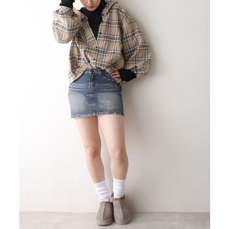 【25年秋冬新作】厚底 デザインソール ボリュームファー ムートンシューズ | DEMETER | 詳細画像19 