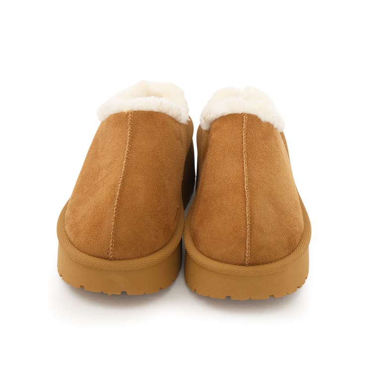 【25年秋冬新作】厚底 デザインソール ボリュームファー ムートンシューズ | DEMETER | 詳細画像30 