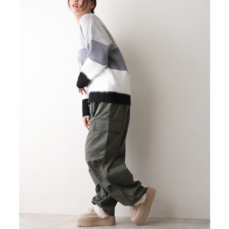 【25年秋冬新作】厚底 プラットフォーム モカシンデザイン ムートンシューズ | DEMETER | 詳細画像26 