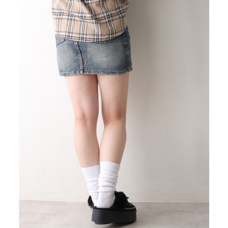 【25年秋冬新作】厚底 プラットフォーム モカシンデザイン ムートンシューズ | DEMETER | 詳細画像9 