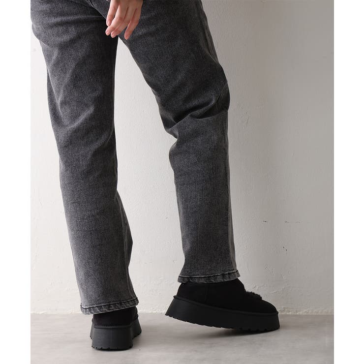 【25年秋冬新作】厚底 ボリュームファー ムートンシューズ | DEMETER | 詳細画像10 