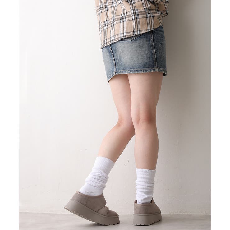 【25年秋冬新作】厚底 ボリュームファー ムートンシューズ | DEMETER | 詳細画像26 