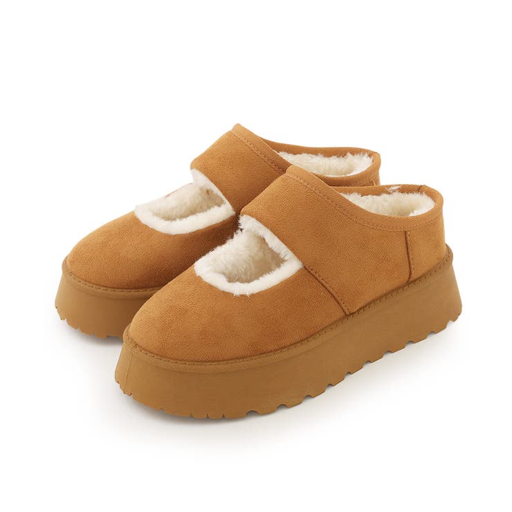 【25年秋冬新作】厚底 ボリュームファー ムートンシューズ | DEMETER | 詳細画像32 