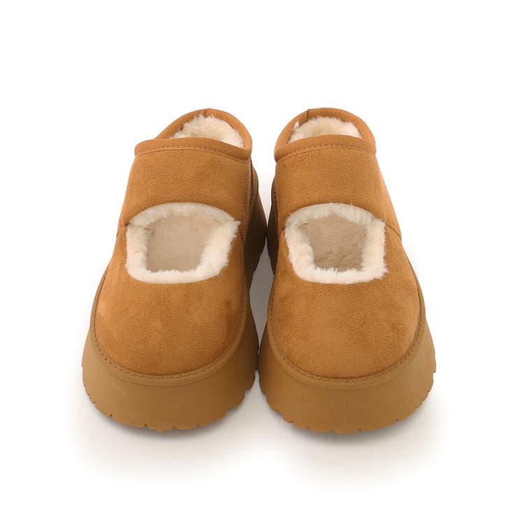 【25年秋冬新作】厚底 ボリュームファー ムートンシューズ | DEMETER | 詳細画像34 