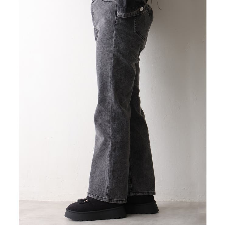 【25年秋冬新作】厚底 ボリュームファー ムートンシューズ | DEMETER | 詳細画像9 