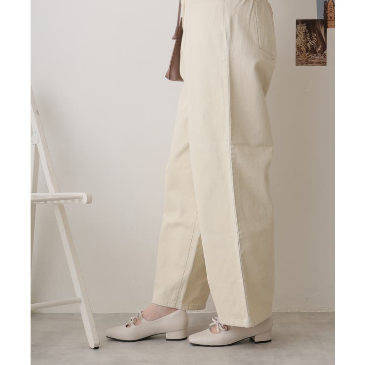 【25年春夏新作】スクエアトゥ ダブルリボン ストラップ パンプス | DEMETER | 詳細画像55 