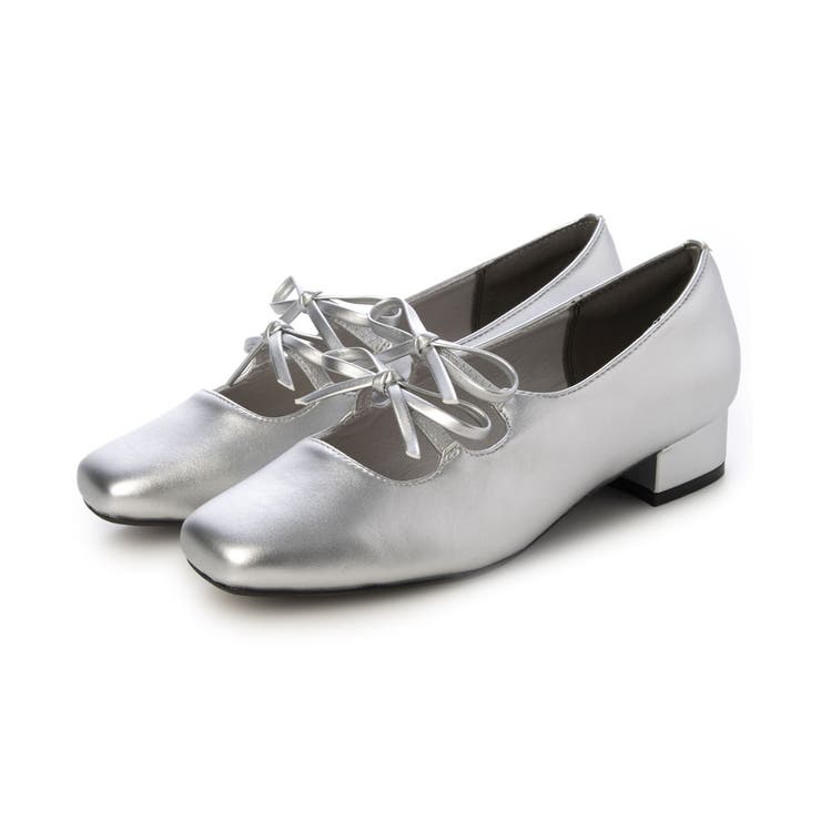 【25年春夏新作】スクエアトゥ ダブルリボン ストラップ パンプス | DEMETER | 詳細画像59 