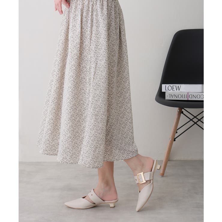 【25年春夏新作】ポインテッドトゥ バックルベルト ミュールパンプス | DEMETER | 詳細画像76 