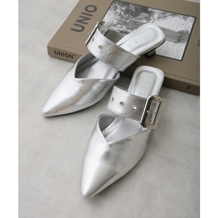 【25年春夏新作】ポインテッドトゥ バックルベルト ミュールパンプス | DEMETER | 詳細画像80 