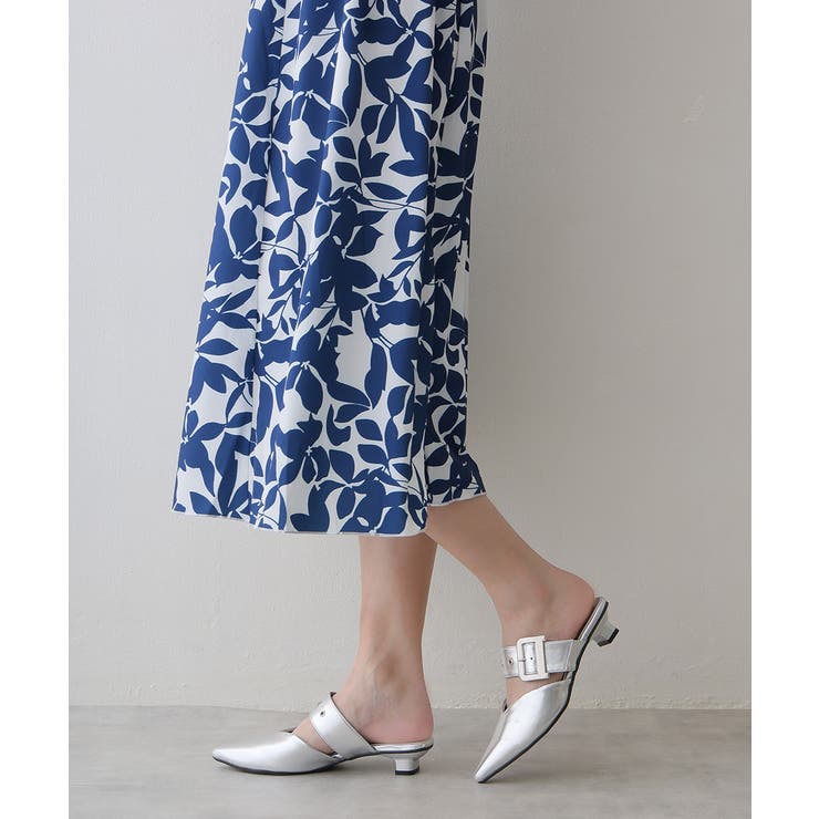 【25年春夏新作】ポインテッドトゥ バックルベルト ミュールパンプス | DEMETER | 詳細画像84 