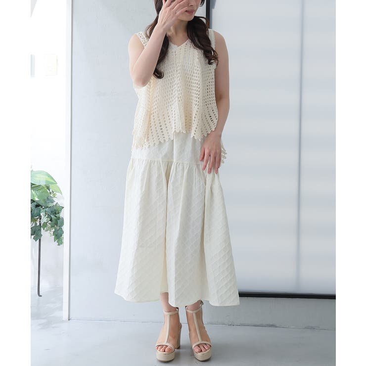 【26年春夏新作】厚底 プラットフォーム アンクルストラップ チュールサンダル | DEMETER | 詳細画像24 